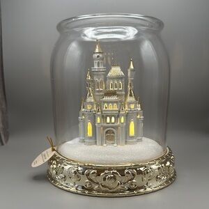 Bath & Body Works Gold and Silver Castle Candle Holder